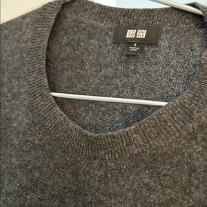 Uniqlo Men's Charcoal Crewneck Sweater